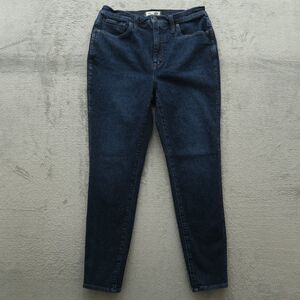 Madewell Perfect Vintage Jeans Women's 29 Blue High-Rise Skinny Denim 27" Inseam